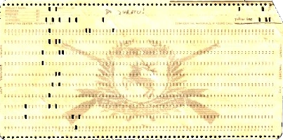 Перфокарта